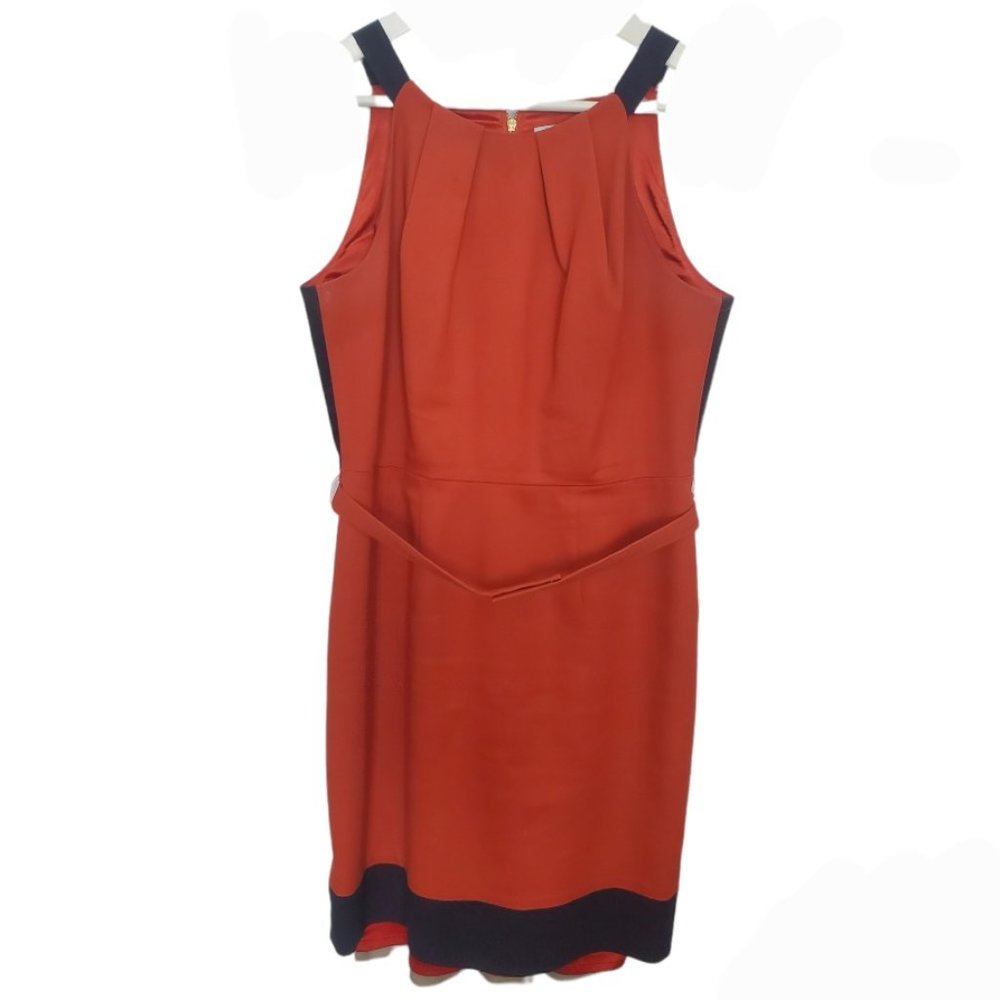 Tahari Sleeveless Midi Dress.